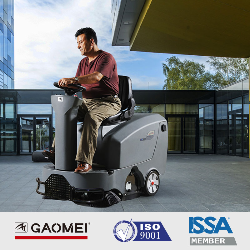 生產(chǎn)車(chē)間地面臟，高美掃地機(jī)為你解決