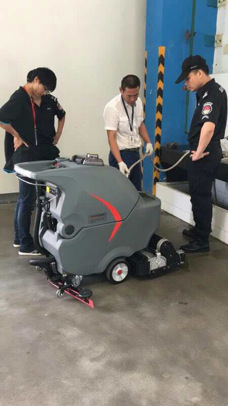 手推式工廠洗地機的洗地效果如何？